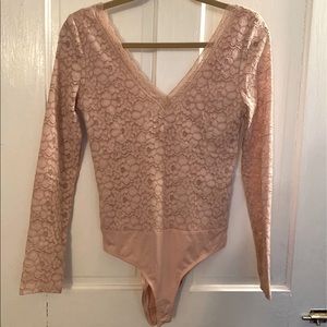 Ardene long sleeve lace bodysuit